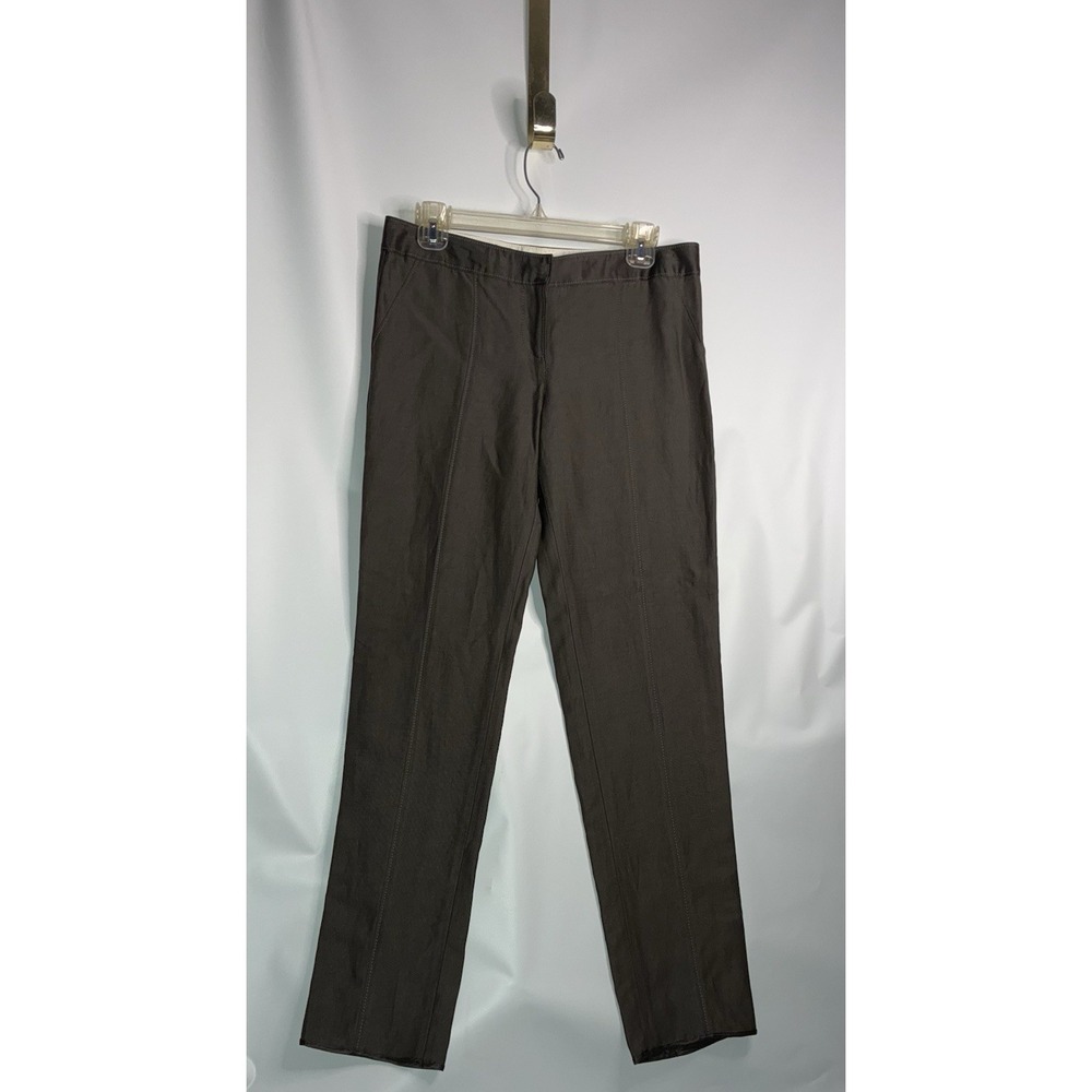 Proenza Schouler Pants Trousers Women's Size 4 Gun Metal Grey With Side Stripes